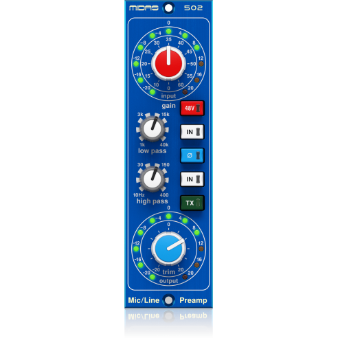 MIDAS 502 MICROPHONE PREAMPLIFIER V2