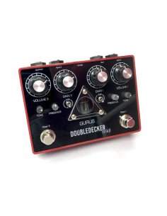 Foxgear GURUS DOUBLE-DECKER MKII - Pedale distorsore per chitarra con stadio valvolare