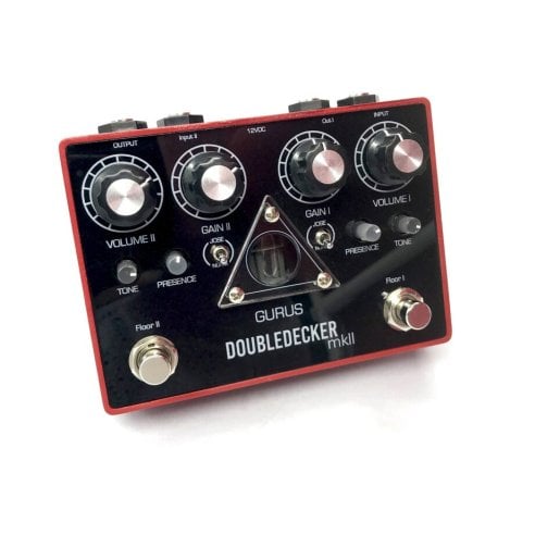 Foxgear GURUS DOUBLE-DECKER MKII - Pedale distorsore per chitarra con stadio valvolare
