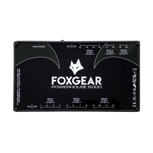 Foxgear POWERHOUSE 6000 - Alimentatore multiplo per pedalboard