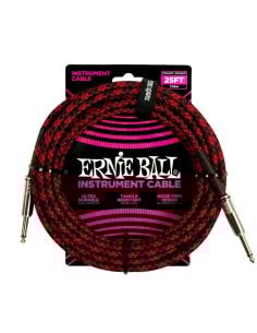 Ernie Ball 6398 Braided Straight Straight 7.6m