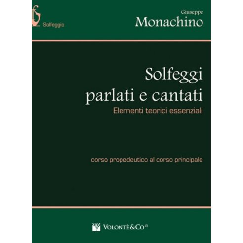 MONACHINO SOLFEGGI PARLATI PROPEDEUTICO
