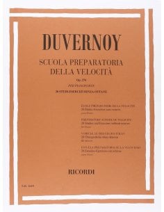 DUVERNOY SCUOLA PREPARATORIA DELLA VELOCITA' OP 276