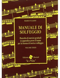 FULGONI MANUALE DI SOLFEGGIO VOLUME TERZO