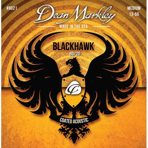 DEAN MARKLEY Corde Acustica Blackhawk Coated 80/20 13-56