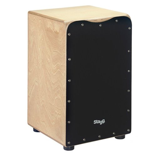 STAGG CAJ-50M-BK CAJON BETULLA FRONTALE NERO