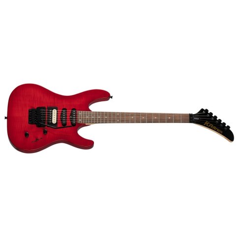 KRAMER STRIKER HSS FIGURED TRANS RED FLOYD ROSE
