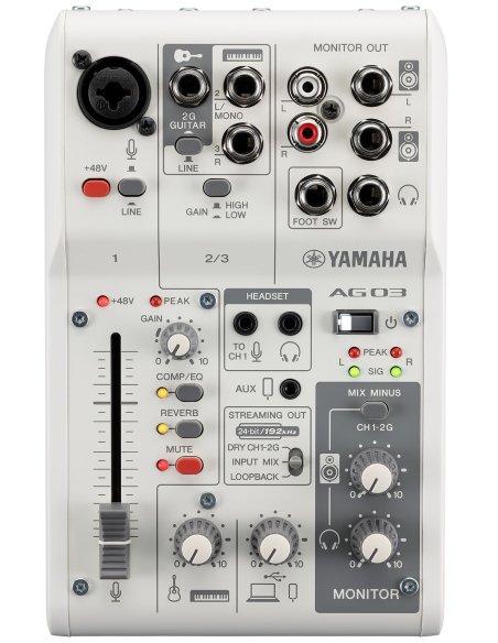 YAMAHA AG03 MK2W YAMAHA AG03 MK2W