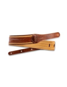 TAYLOR STRAP SPRING VINE MED BROWN LEATHER 2.5"