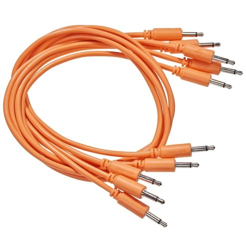 BLACK MARKET MODULAR PATCH CABLE 50 CM. 5-PACK ORANGE