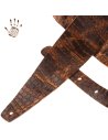 MAGRABO' HOLES HC EMBOSSED CROCO LUX MARRONE CHIARO 8CM