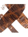 MAGRABO' HOLES HC EMBOSSED CROCO LUX MARRONE CHIARO 8CM