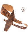 MAGRABO' HOLES HC EMBOSSED CROCO LUX MARRONE CHIARO 8CM