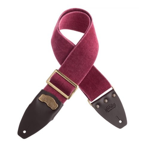 MAGRABO' STRIPE SC COTTON WASHED BORDEAUX 8 CM TERMINALI CORE MARRONE SCURO