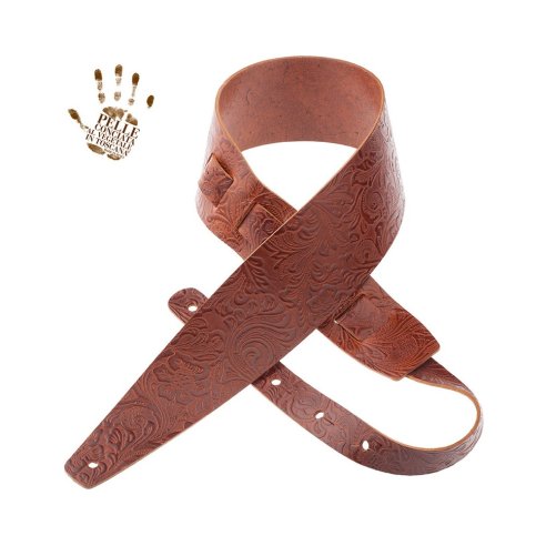 MAGRABO' HOLES HS EMBOSSED FLORES MARRONE 8 CM