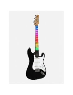 Eko Guitars S-300 Black Visual Note