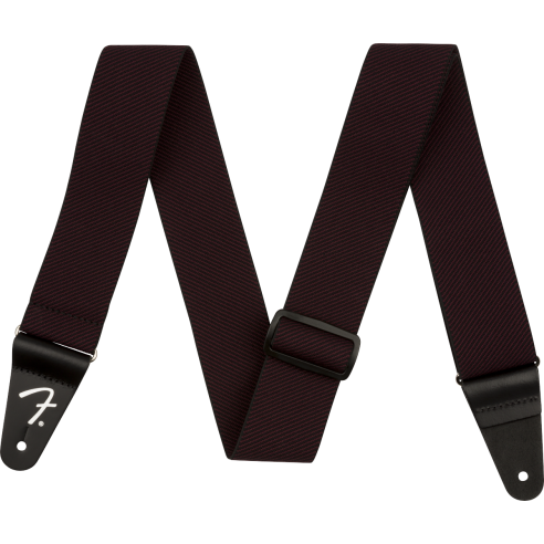 FENDER STRAP WEIGHLESS TWEED OXBLOOD