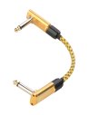 ROCKBOARD FLAT PATCH CABLE VINTAGE TWEED 10 CM.