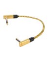 ROCKBOARD FLAT PATCH CABLE VINTAGE TWEED 20 CM.