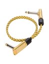 ROCKBOARD FLAT PATCH CABLE VINTAGE TWEED 30 CM.