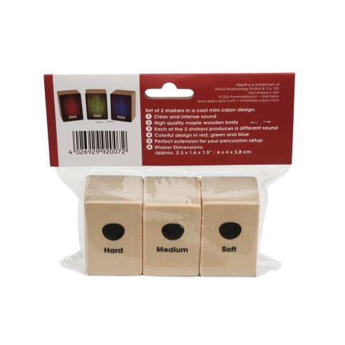 SELA MINI CAJON SHAKER SET