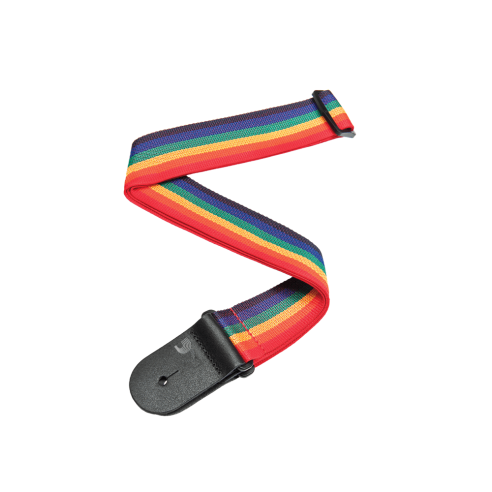 D'ADDARIO STRAP POLYPROPILENE RAINBOW