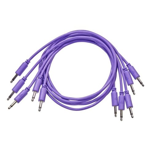 BLACK MARKET MODULAR PATCH CABLE 50 CM. 5-PACK VIOLET