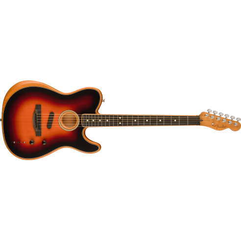 FENDER LTD ACOUSTASONIC TELE 3 COLOR SUNB. W/BAG