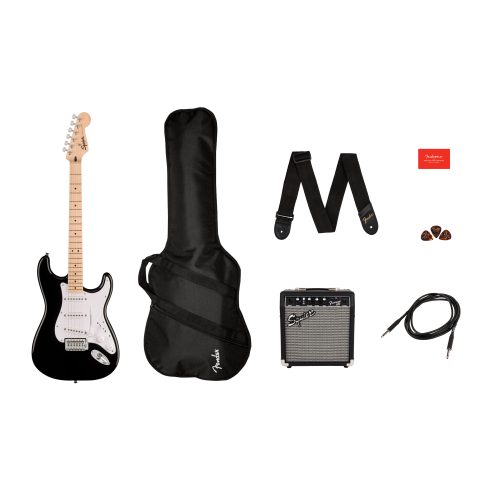 SQUIER SONIC STRAT PACK BLACK