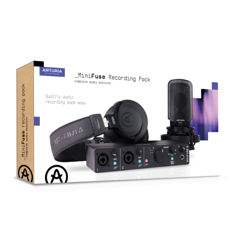 ARTURIA MiniFuse Recording Pack Black