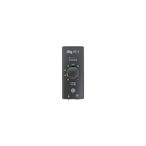 IK Multimedia iRig HD X - Interfaccia audio universale per chitarra/basso - sistemi iOS, PC e MAC