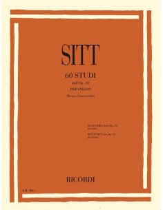 SITT 60 STUDI OP. 32 PER VIOLINO