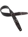 MAGRABO' STRIPE SC ENTRY OLDED NERO 5CM TERMINALI EMBOSS. FLORES NERO  FIBBIA AR