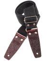 MAGRABO' STRIPE SC ENTRY OLDED NERO 5CM TERMINALI EMBOSS. FLORES BORDEAUX