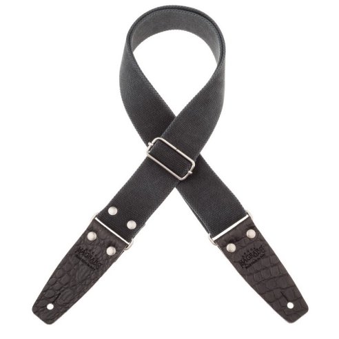 MAGRABO' STRIPE SC ENTRY OLDED NERO 5CM TERMINALI EMBOSS. COCCO PROS NERO