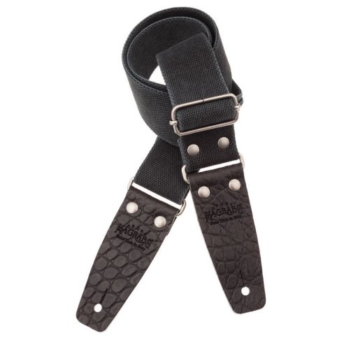 MAGRABO' STRIPE SC ENTRY OLDED NERO 5CM TERMINALI EMBOSS. COCCO PROS NERO