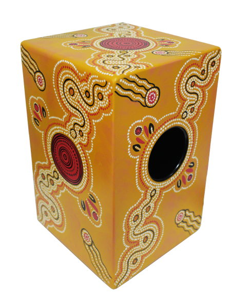 OYSTER MDF-F-BSP DOT YELLOW CAJON OYSTER MDF-F-BSP DOT YELLOW CAJON