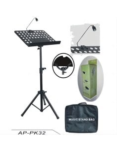 APEXTONE AP-PK32 PACK LEGGIO + LUCE + BORSA