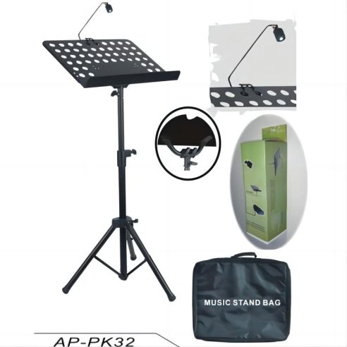 APEXTONE AP-PK32 PACK LEGGIO + LUCE + BORSA
