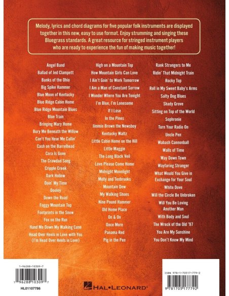 BLUEGRASS SONGS - STRUM TOGETHER BLUEGRASS SONGS - STRUM TOGETHER