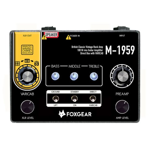 Foxgear M-1959 - Amplificatore per chitarra a pedale 100w