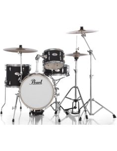 PEARL MDT564/C-D752 MIDTOWN 4PC COMPACT SET MATTE ASPHALT BLACK