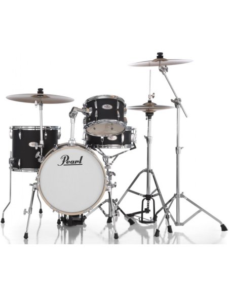 PEARL MDT564/C-D752 MIDTOWN 4PC COMPACT SET MATTE ASPHALT BLACK PEARL MDT564/C-D752 MIDTOWN 4PC COMPACT SET MATTE ASPHALT BLACK