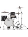 PEARL MDT564/C-D752 MIDTOWN 4PC COMPACT SET MATTE ASPHALT BLACK