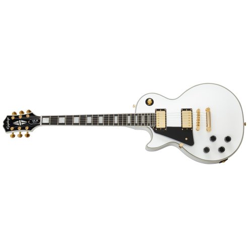 EPIPHONE LES PAUL CUSTOM ALPINE WHITE LEFT HANDED