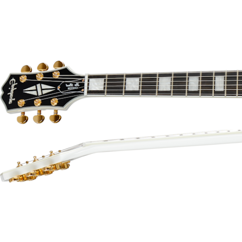 EPIPHONE LES PAUL CUSTOM ALPINE WHITE LEFT HANDED