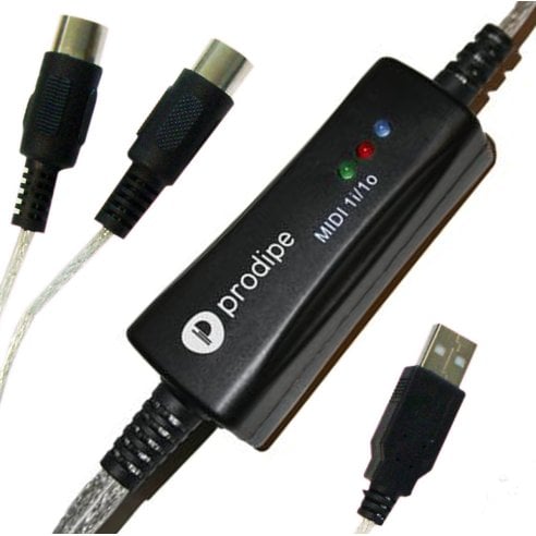PRODIPE 1i1o MIDI USB INTERFACE