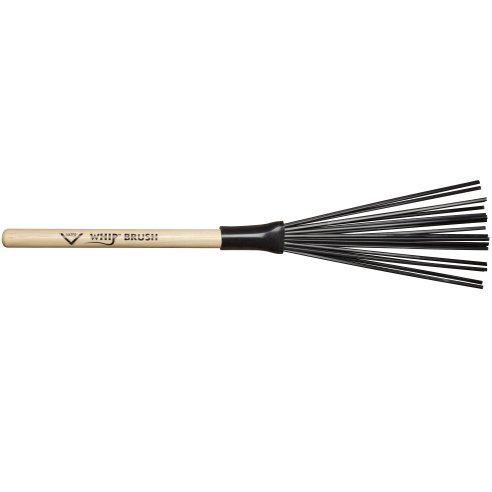 Vater VWB \'\'Whip Brush\'\' - Impugnatura in Hickory/Setole in Poly non retraibili