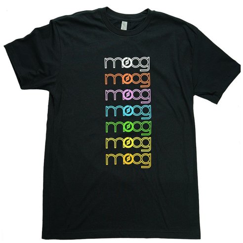 MOOG MUSIC Rainbow Spectrum Tee Large
