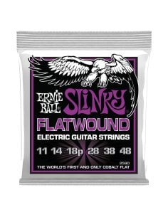 Ernie Ball 2590 Slinky Flatwound El Guit 11-48